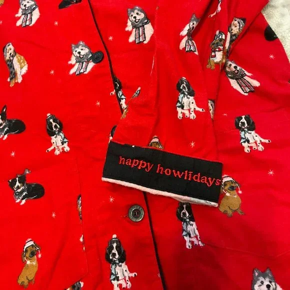 P.J. Salvage Happy Howlidays Flannel Pajamas - Picture 3 of 5